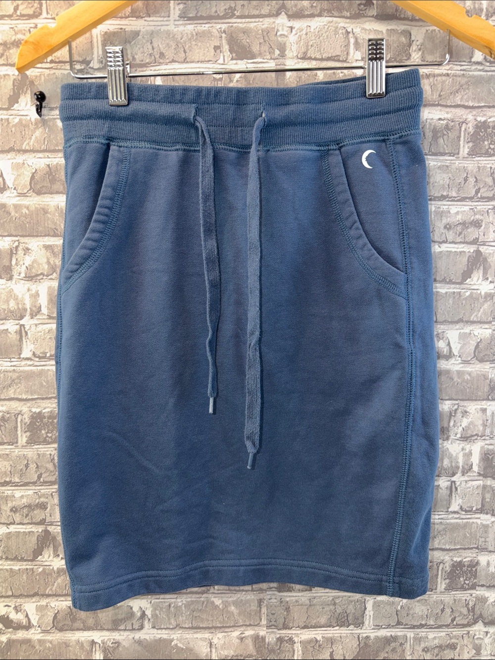 ZYIA Blue Drawstring‎ Sweat Skirt